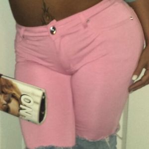 Light Pink Barbiecore Capri Jeggings